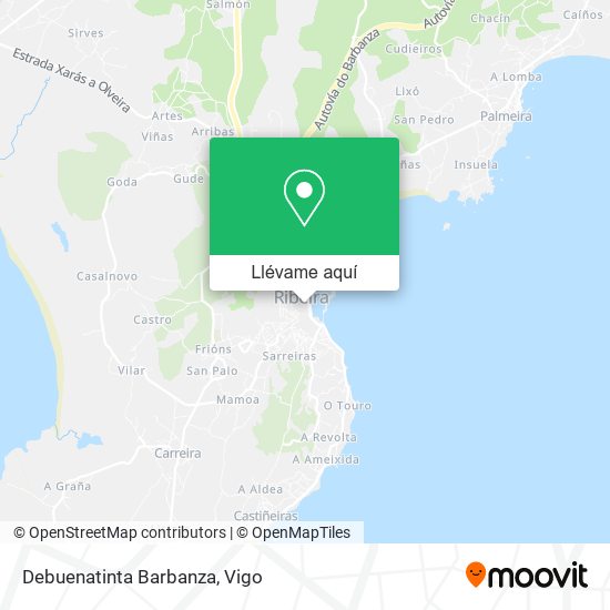 Mapa Debuenatinta Barbanza