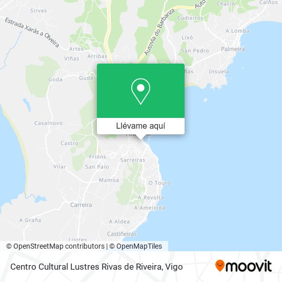 Mapa Centro Cultural Lustres Rivas de Riveira