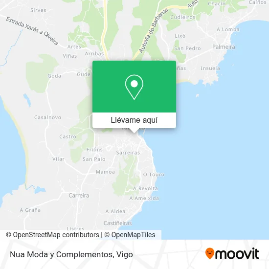 Mapa Nua Moda y Complementos