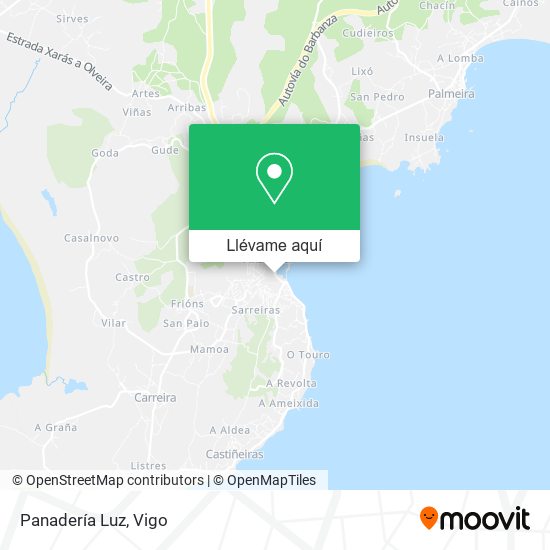 Mapa Panadería Luz