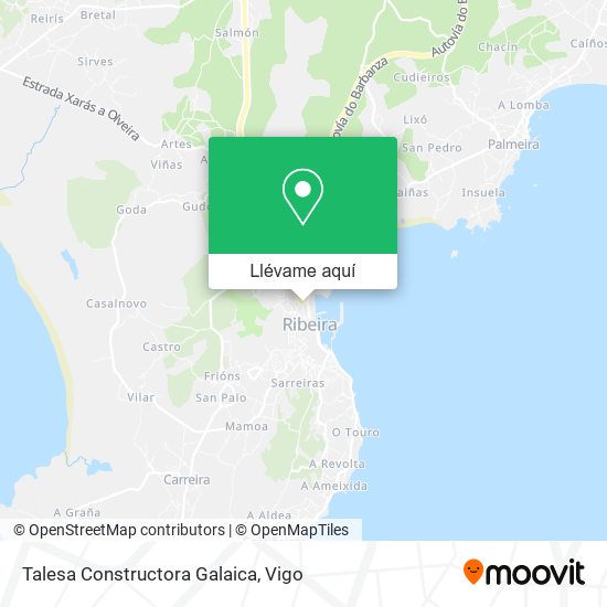 Mapa Talesa Constructora Galaica