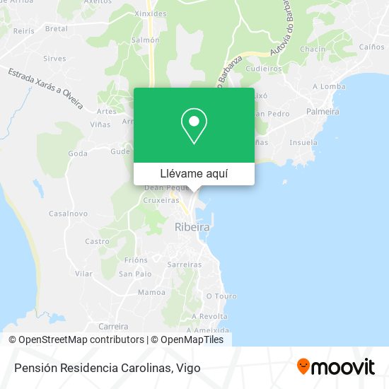 Mapa Pensión Residencia Carolinas
