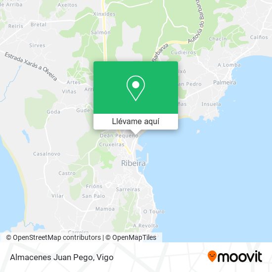Mapa Almacenes Juan Pego