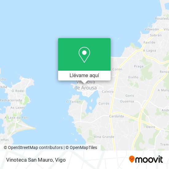 Mapa Vinoteca San Mauro