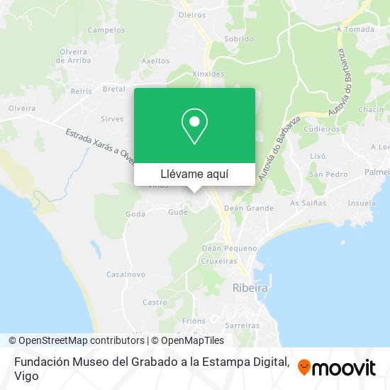 Mapa Fundación Museo del Grabado a la Estampa Digital