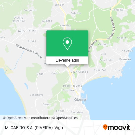 Mapa M. CAEIRO, S.A. (RIVEIRA)