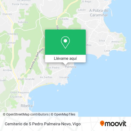 Mapa Cemiterio de S Pedro Palmeira-Novo
