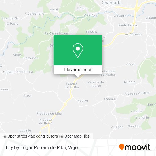 Mapa Lay by Lugar Pereira de Riba
