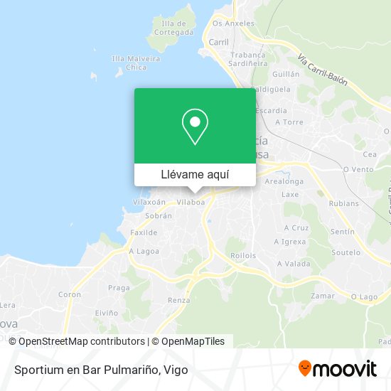 Mapa Sportium en Bar Pulmariño
