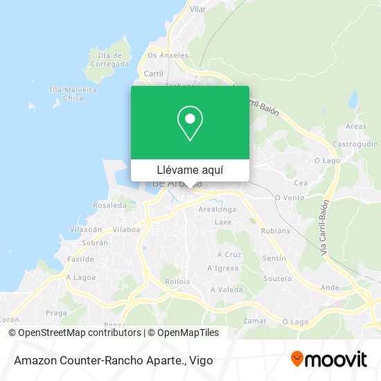 Mapa Amazon Counter-Rancho Aparte.
