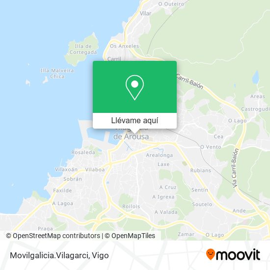 Mapa Movilgalicia.Vilagarci