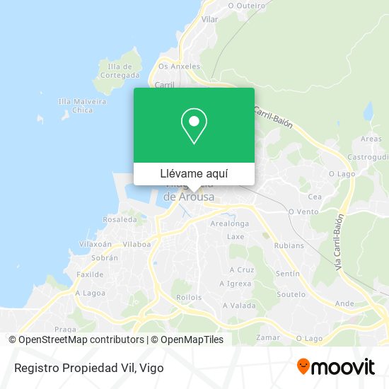 Mapa Registro Propiedad Vil