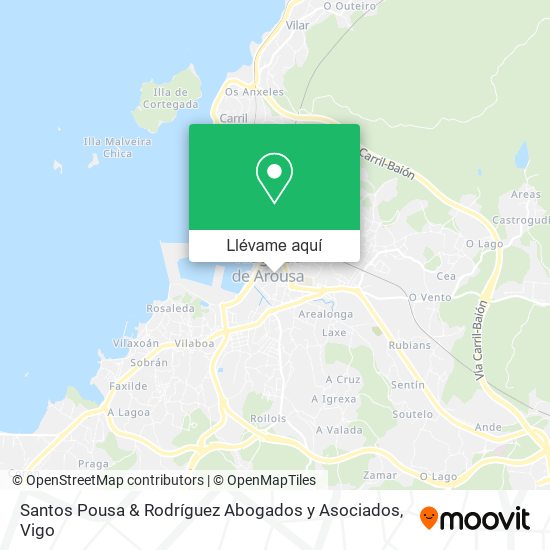 Mapa Santos Pousa & Rodríguez Abogados y Asociados