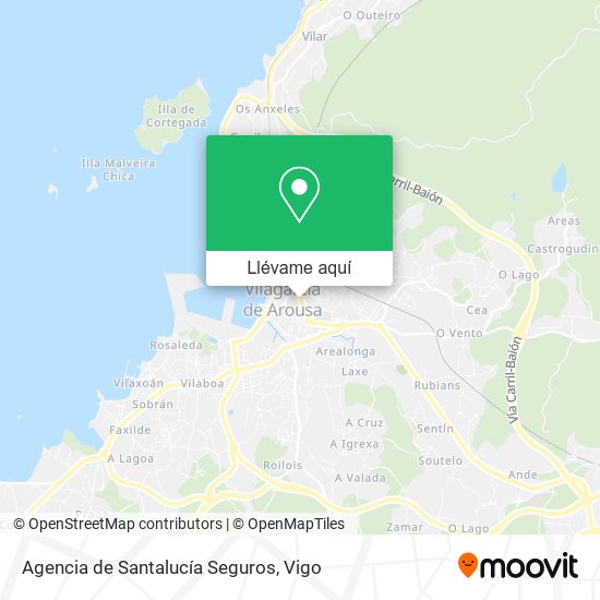 Mapa Agencia de Santalucía Seguros