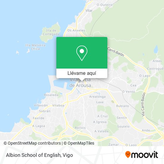 Mapa Albion School of English