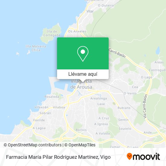 Mapa Farmacia María Pilar Rodríguez Martínez