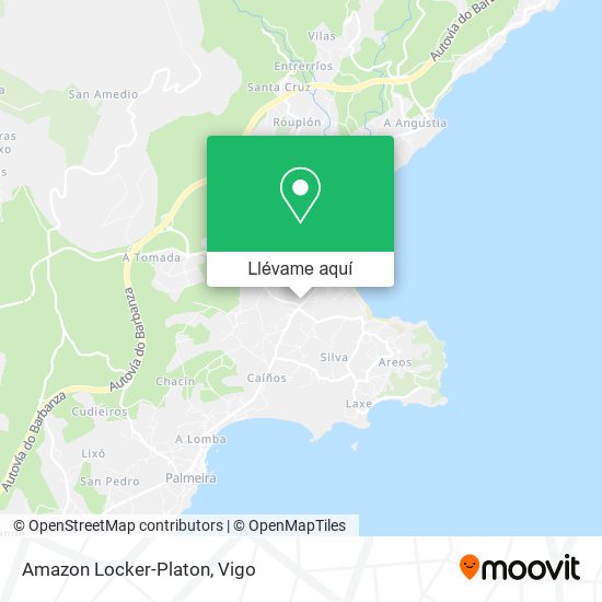 Mapa Amazon Locker-Platon