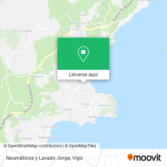 Mapa Neumáticos y Lavado Jorge