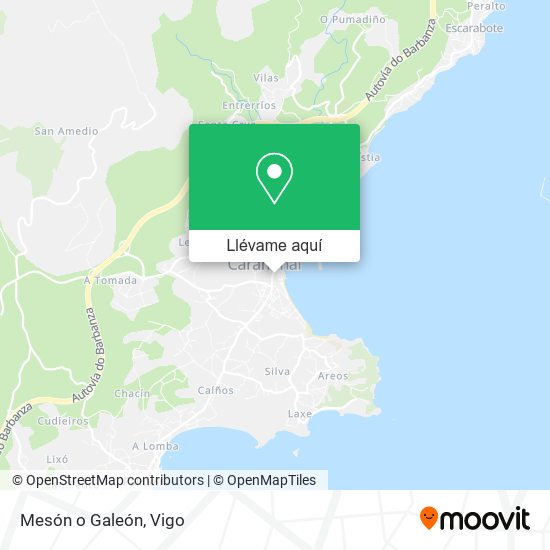 Mapa Mesón o Galeón