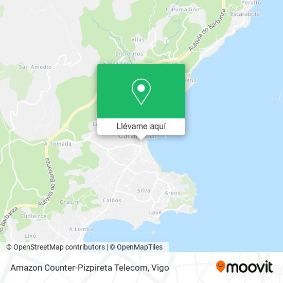 Mapa Amazon Counter-Pizpireta Telecom