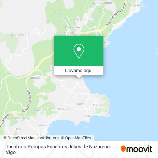 Mapa Tanatorio Pompas Fúnebres Jesús de Nazareno