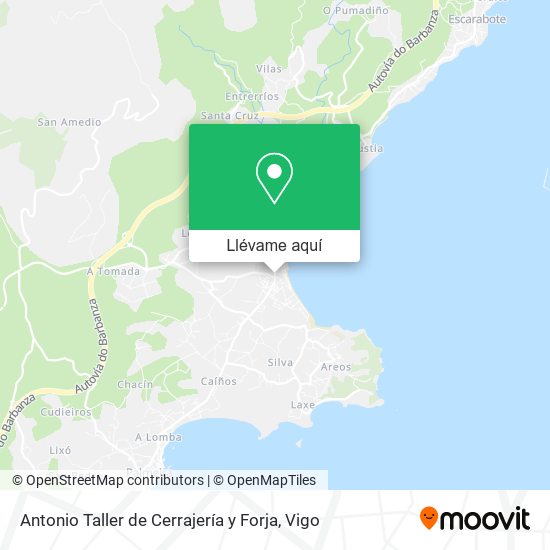 Mapa Antonio Taller de Cerrajería y Forja