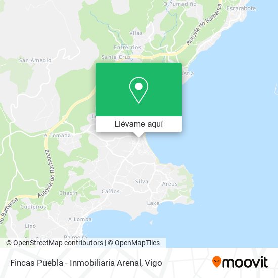 Mapa Fincas Puebla - Inmobiliaria Arenal