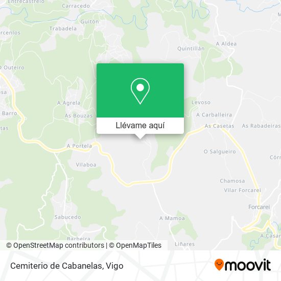 Mapa Cemiterio de Cabanelas