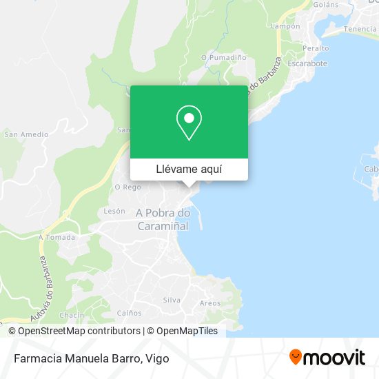 Mapa Farmacia Manuela Barro