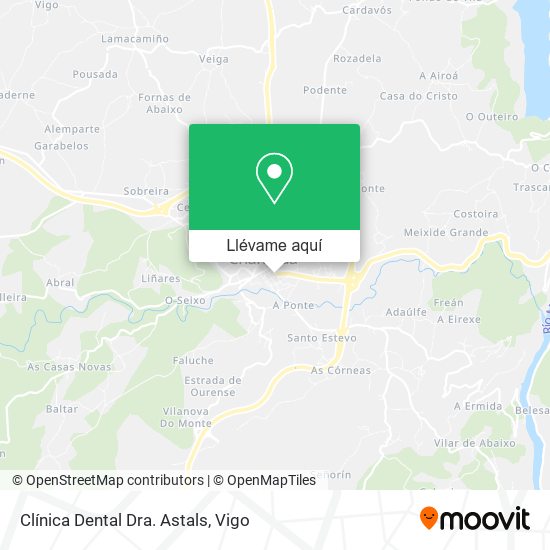 Mapa Clínica Dental Dra. Astals