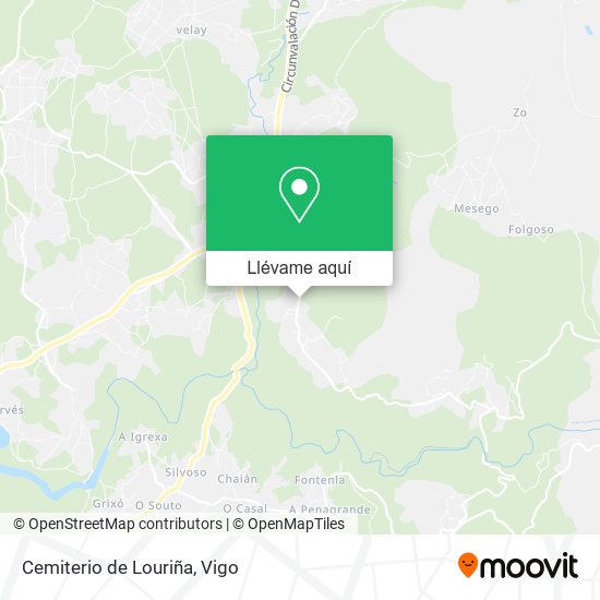 Mapa Cemiterio de Louriña