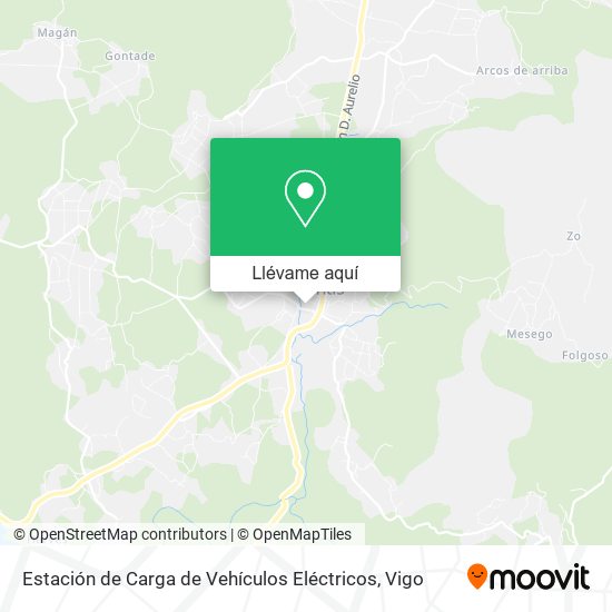 Mapa Estación de Carga de Vehículos Eléctricos