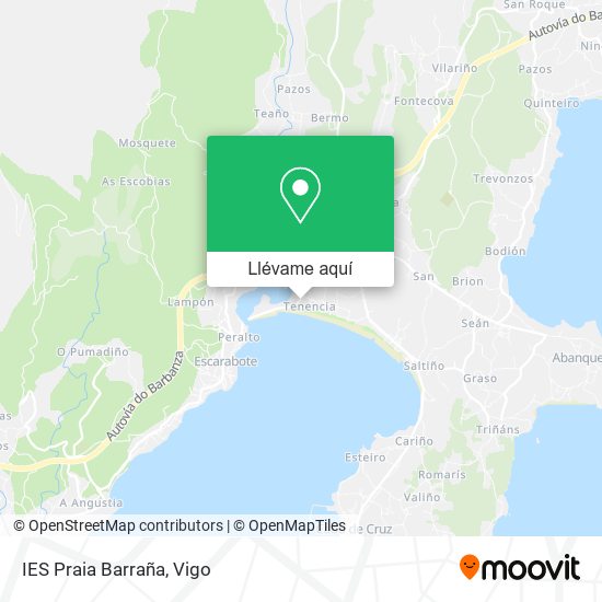 Mapa IES Praia Barraña