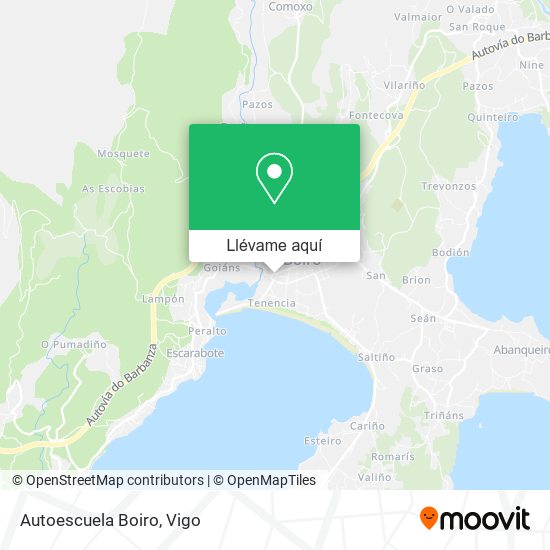 Mapa Autoescuela Boiro