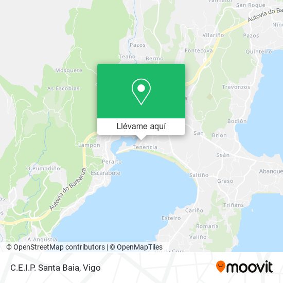 Mapa C.E.I.P. Santa Baia