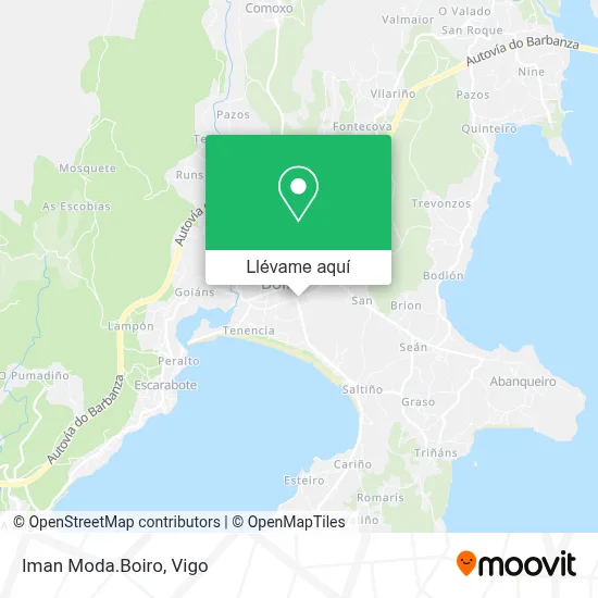 Mapa Iman Moda.Boiro