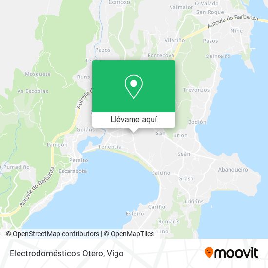 Mapa Electrodomésticos Otero