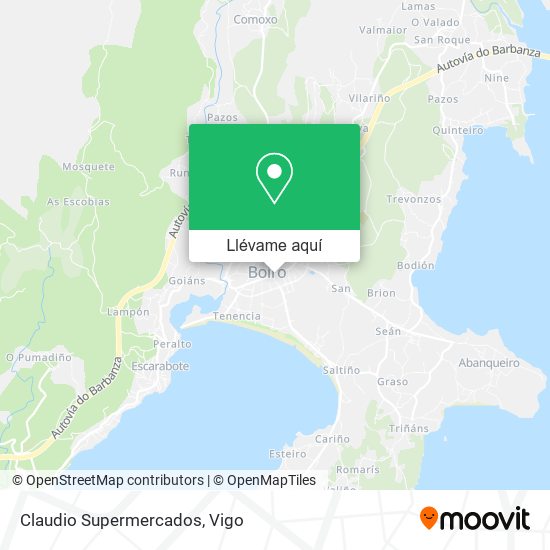 Mapa Claudio Supermercados