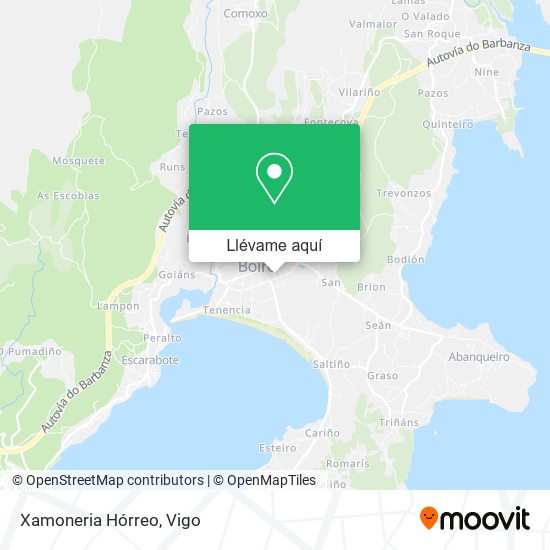 Mapa Xamoneria Hórreo