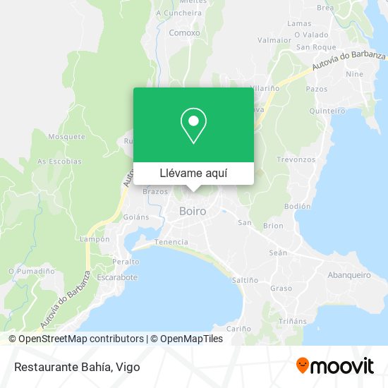 Mapa Restaurante Bahía