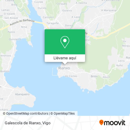 Mapa Galescola de Rianxo