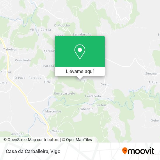 Mapa Casa da Carballeira