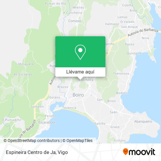 Mapa Espineira Centro de Ja