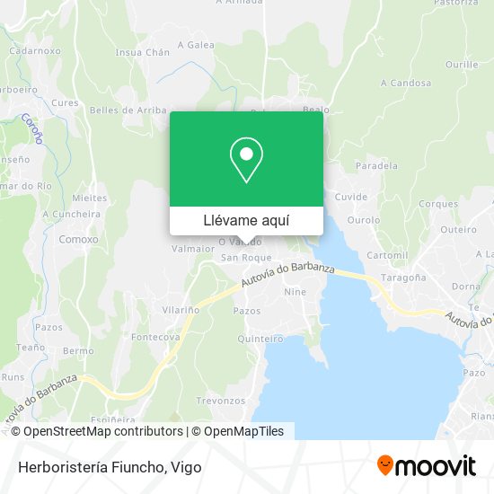 Mapa Herboristería Fiuncho