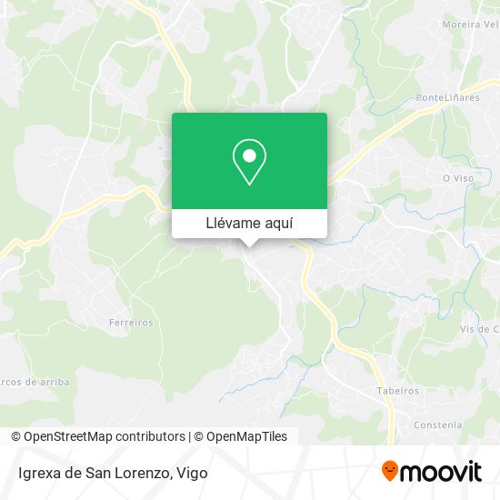 Mapa Igrexa de San Lorenzo