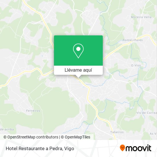 Mapa Hotel Restaurante a Pedra
