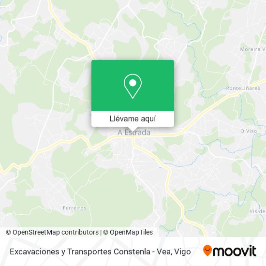 Mapa Excavaciones y Transportes Constenla - Vea