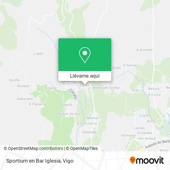 Mapa Sportium en Bar Iglesia