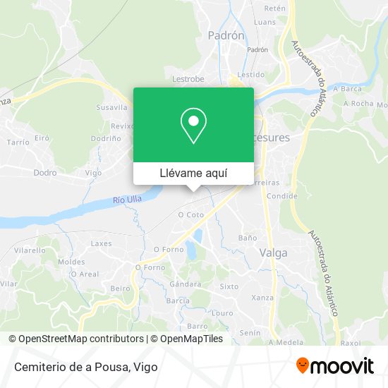Mapa Cemiterio de a Pousa