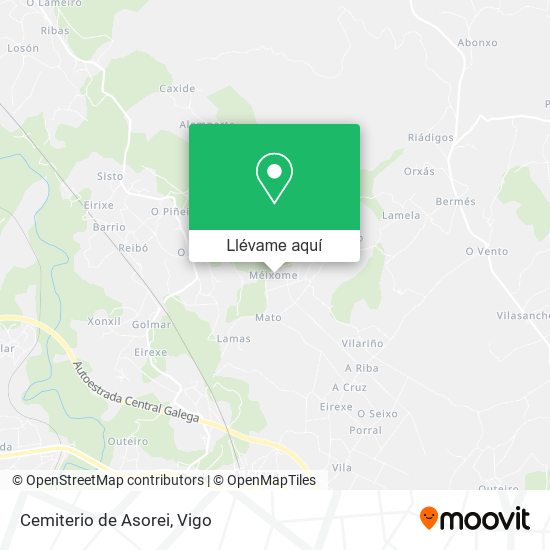 Mapa Cemiterio de Asorei